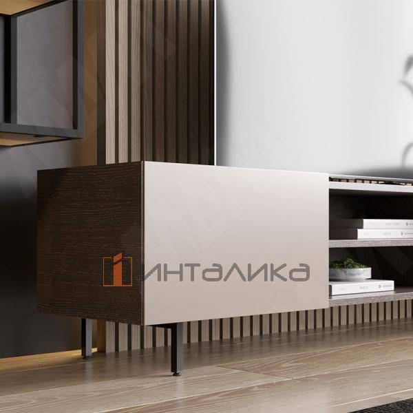 Опора декоративная Н120мм (370x120x20) черный матовый – 3