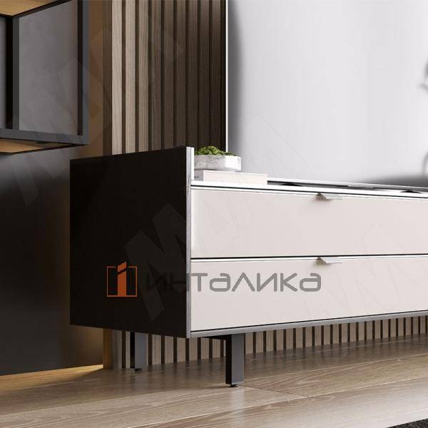 Опора декоративная Н120мм (370x120x40) черный матовый – 3