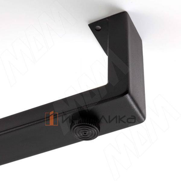 Опора декоративная Н120мм (370x120x40) черный матовый – 2