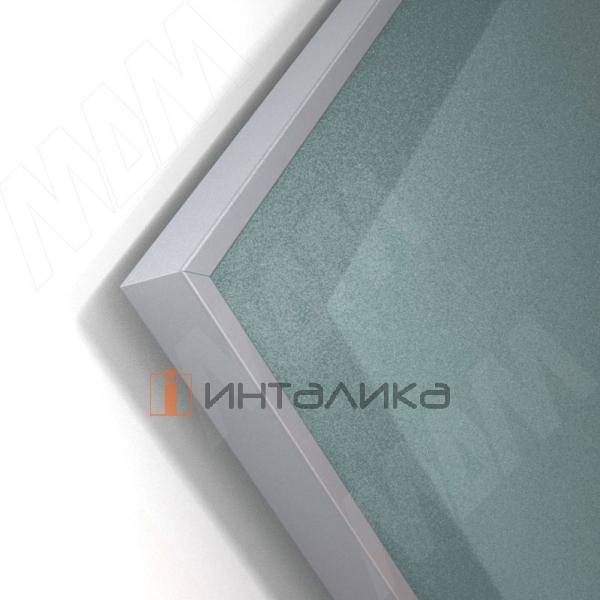 INTEGRO Профиль рамочный широкий, 45х20х8, серебро (анод), L-3000 – 2