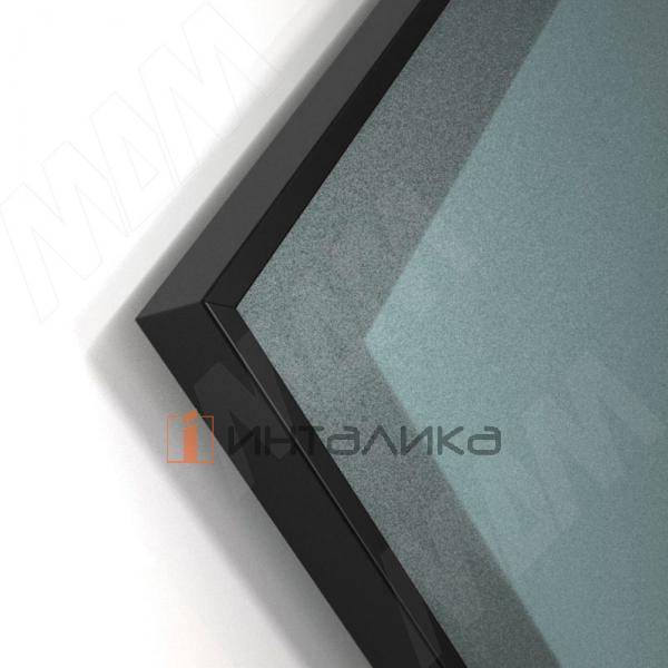 INTEGRO Профиль рамочный широкий, 45х20х8, черный (анод), L-3000 – 2