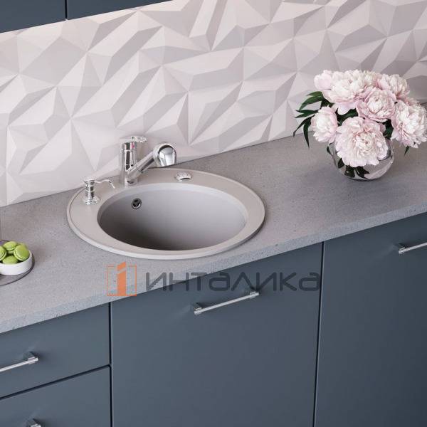 Мойка Omoikiri MIYA 50R Tetogranit, 450, накладная, черный – 3