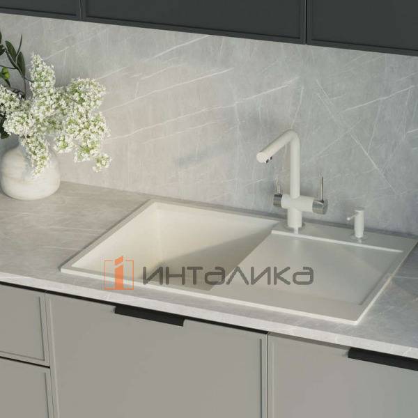 Мойка Omoikiri DAISEN 65T Tetogranit, 500, накладная, платина – 4