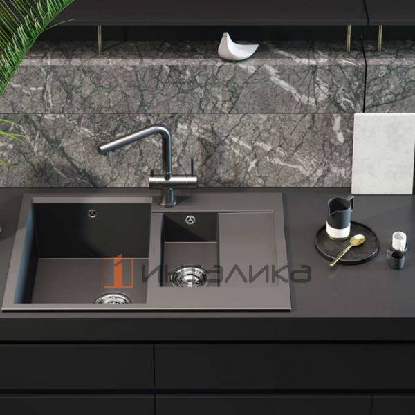 Мойка Omoikiri DAISEN 78-2T Tetogranit, 600, накладная, ваниль – 3