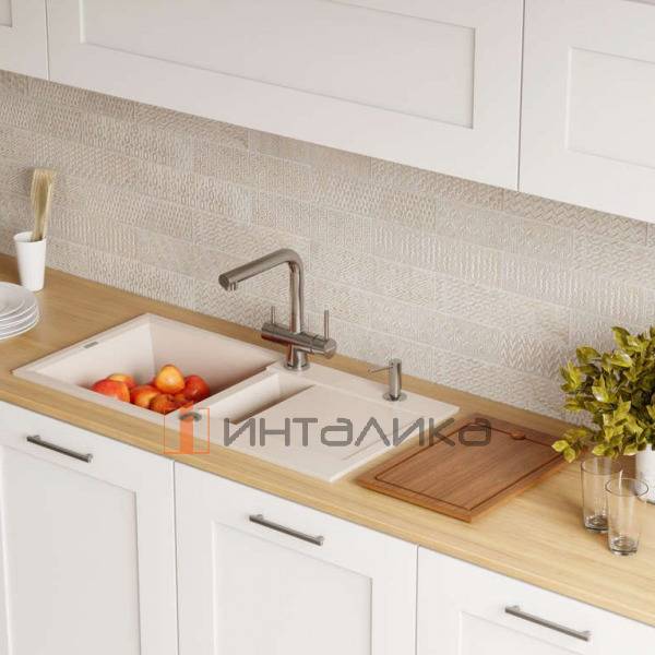 Мойка Omoikiri SAKAIME 86-2 Tetogranit, 600, накладная, leningrad grey – 6