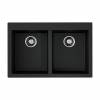 Превью Мойка Omoikiri BOSEN 80-2 Tetogranit, 800, накладная, черный – 1