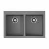 Превью Мойка Omoikiri BOSEN 80-2 Tetogranit, 800, накладная, leningrad grey – 1