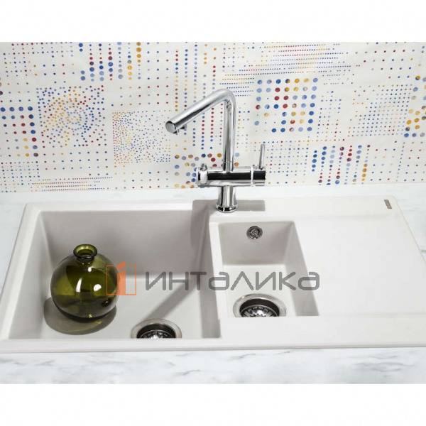 Мойка Omoikiri DAISEN 86-2 Artgranit, 800, накладная, leningrad grey – 3