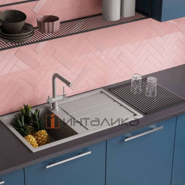 Мойка Omoikiri KITAGAWA 86 Artceramic, 450, накладная, wind green – 3