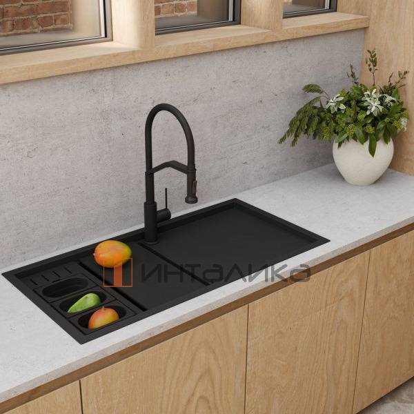 Мойка Omoikiri SINTESI 100 Artceramic, 600, накладная, белый – 4