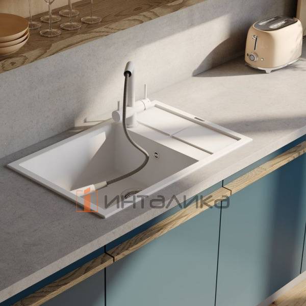 Мойка Omoikiri SUMI 78A-LB Artceramic, 600, накладная, leningrad grey – 5