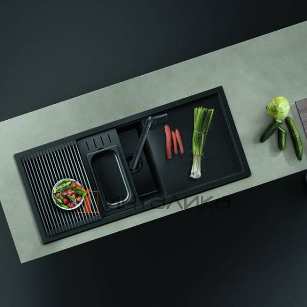 Мойка Omoikiri SINTESI 116 Artceramic, 800, накладная, wind green – 4