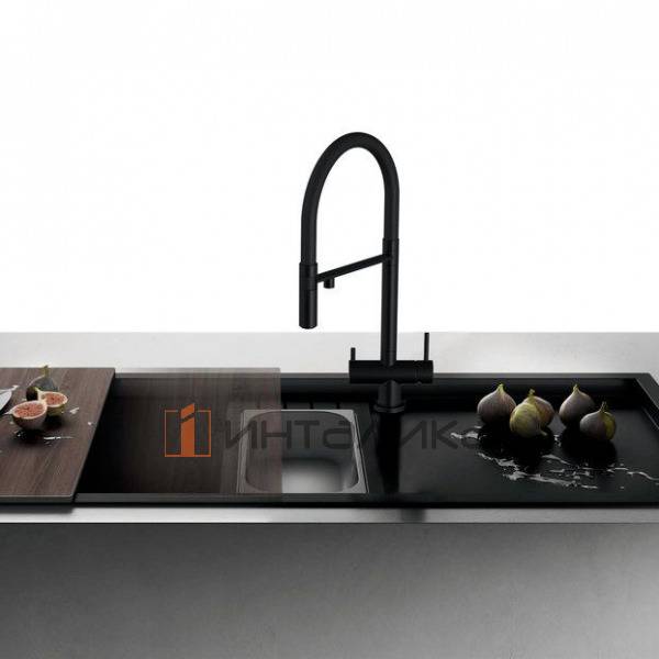 Мойка Omoikiri SINTESI 116 Artceramic, 800, накладная, leningrad green – 3