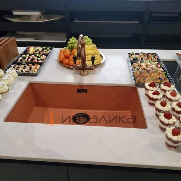 Мойка Omoikiri YAMAKAWA 75-U/I Artceramic, 800, накладная, azur blue – 4