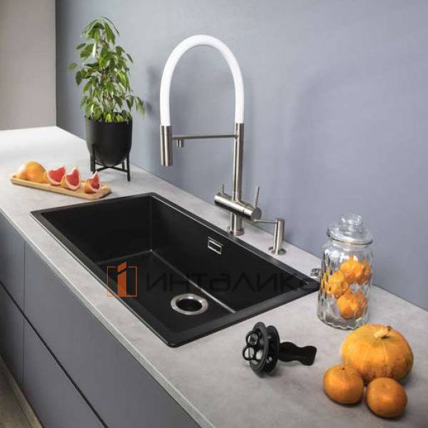 Мойка Omoikiri YAMAKAWA 75-U/I Artceramic, 800, накладная, azur blue – 5