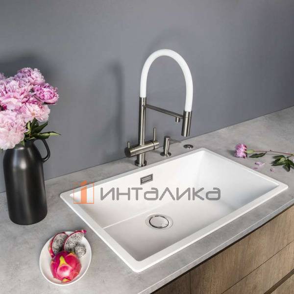 Мойка Omoikiri YAMAKAWA 75-U/I Artceramic, 800, накладная, azur blue – 3