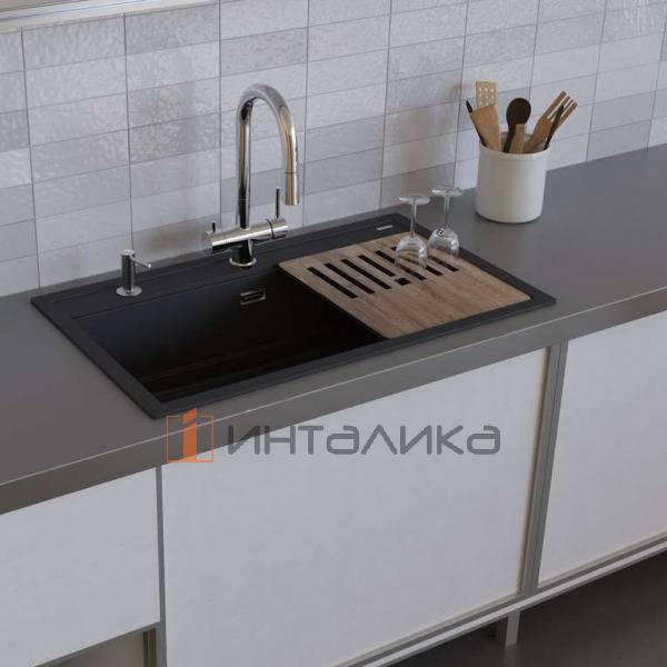 Мойка Omoikiri KITAGAWA 86-LB Artceramic, 900, накладная, azur blue – 3