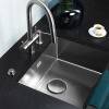 Превью Мойка Omoikiri TADZAVA 54-U/I Ultra нержавеющая сталь, 600, накладная, вороненая сталь – 4