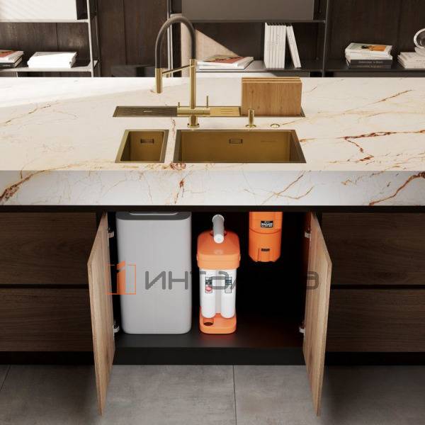 Мойка Omoikiri TAKI 54-U/IF Side SF нержавеющая сталь, 600, накладная, графит – 3