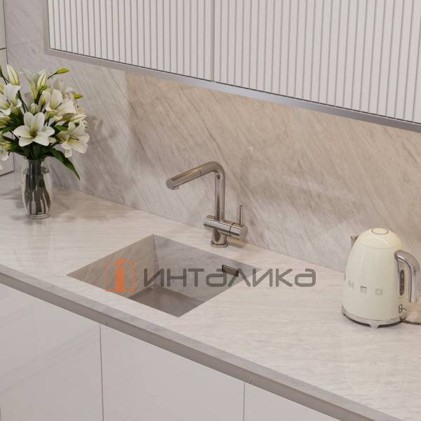 Мойка Omoikiri KASEN 48-26 INT нержавеющая сталь, 600, интегрированная, светлое золото – 5