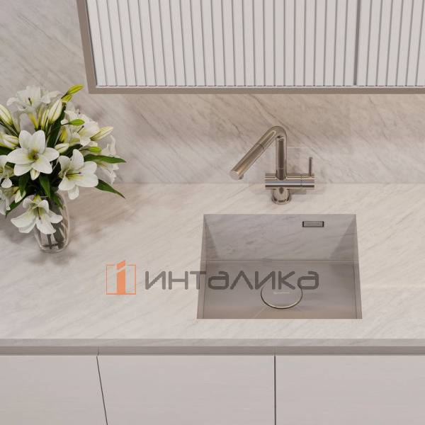 Мойка Omoikiri KASEN 48-26 INT нержавеющая сталь, 600, интегрированная, светлое золото – 3