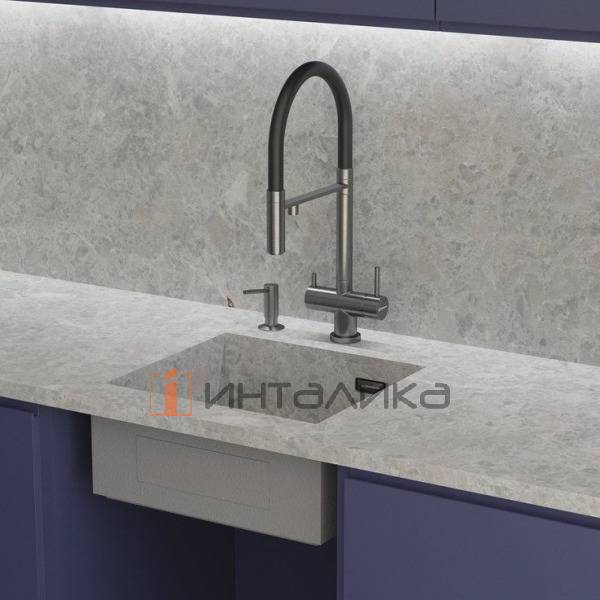 Мойка Omoikiri KASEN 49-16 INT нержавеющая сталь, 600, интегрированная, светлое золото – 3