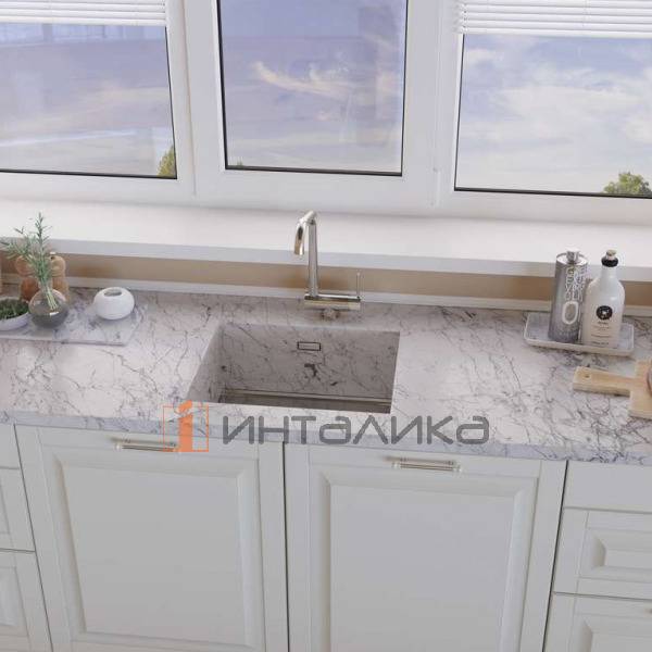 Мойка Omoikiri KASEN 53-26 INT нержавеющая сталь, 600, интегрированная, нержавеющая сталь – 5