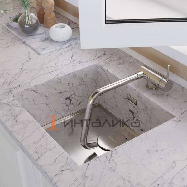 Мойка Omoikiri KASEN 53-26 INT нержавеющая сталь, 600, интегрированная, светлое золото – 4