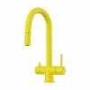 Превью Смеситель Omoikiri AKITA-S однорычажный, с выводом питьевой воды, с гибким шлангом, sicilian lemon – 1