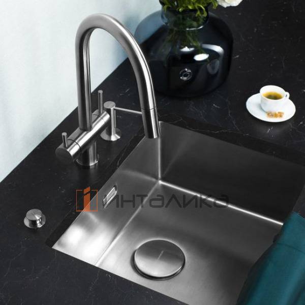 Смеситель Omoikiri AKITA-S однорычажный, с выводом питьевой воды, с гибким шлангом, royal green – 5