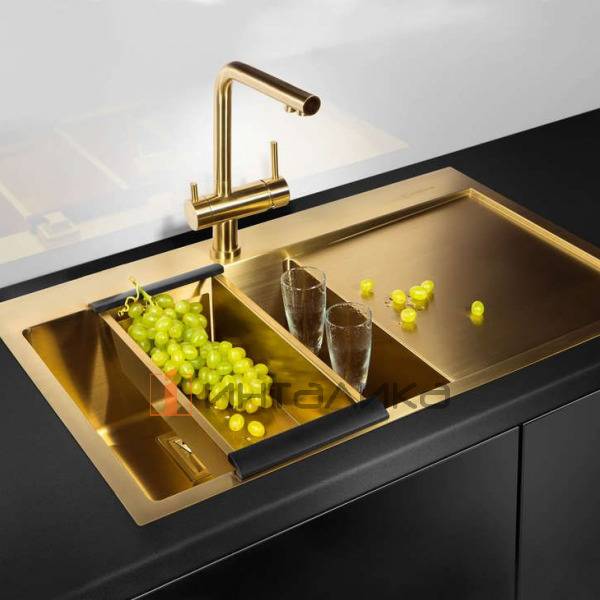 Смеситель Omoikiri NAGANO однорычажный, с выводом питьевой воды, sicilian lemon – 5