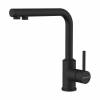 Превью Смеситель Omoikiri NAKAGAWA 2 Plus однорычажный, с выводом для питьевой воды, черный – 1
