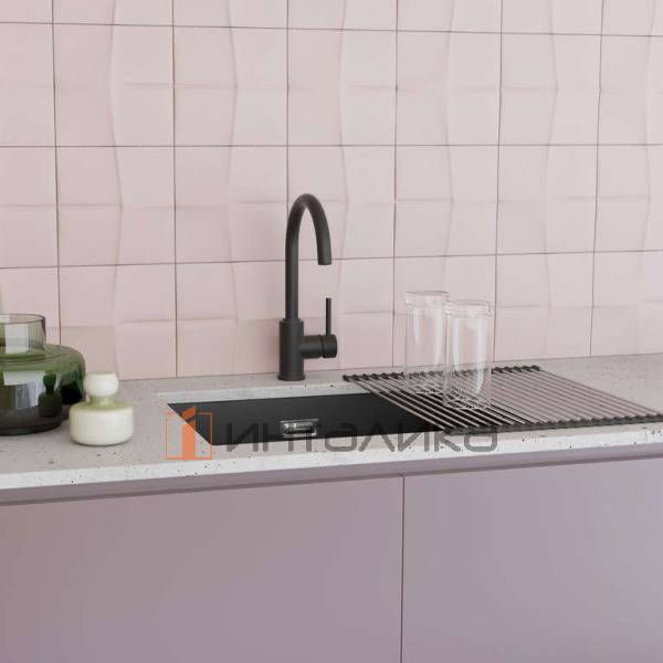 Смеситель Omoikiri SHINAGAWA 2 Plus однорычажный, с выводом для питьевой воды, leningrad grey – 3