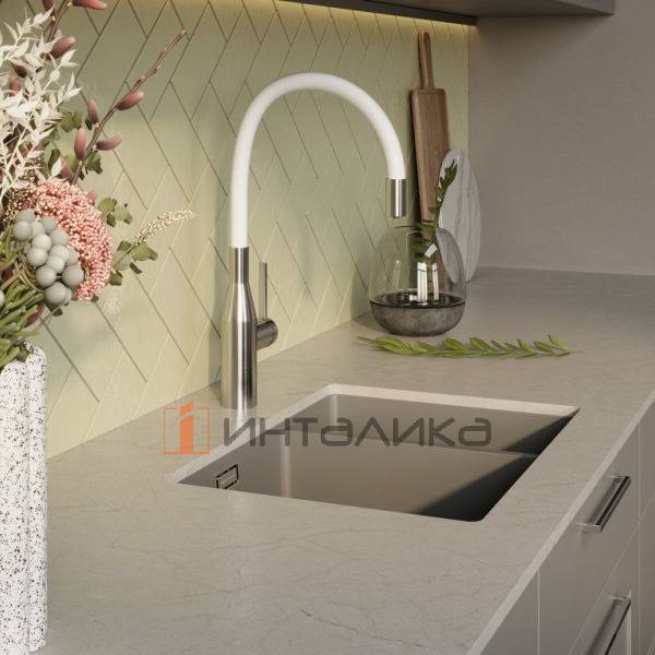 Смеситель Omoikiri YATOMI 2 Plus с выводом для питьевой воды, с гибким шлангом, графит – 4