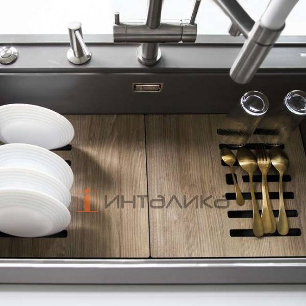 Разделочная доска Omoikiri, 383х339 мм, дуб – 4