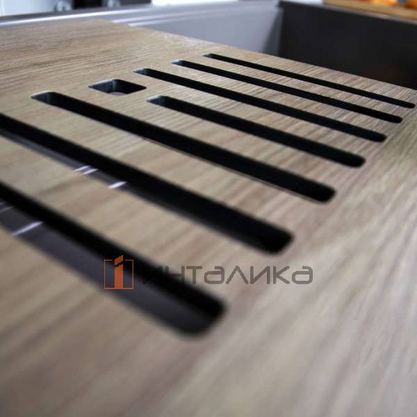 Разделочная доска Omoikiri, 383х339 мм, дуб – 3