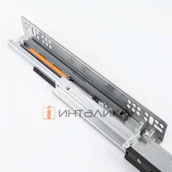 Комплект направляющих скрытого монтажа F70 SMOVE, полное выдвижение, 500мм, с фиксаторами – 3