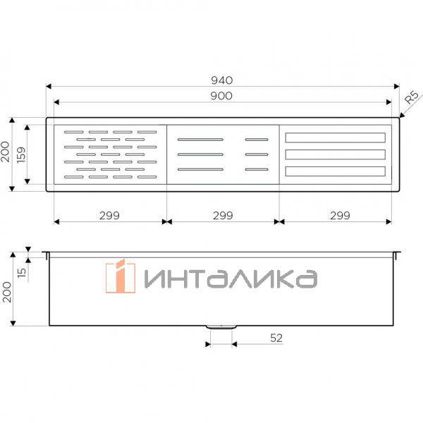 Встраиваемая сушка для посуды Omoikiri DRY-02, светлое золото – 3