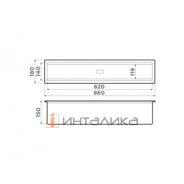 Встраиваемая сушка для посуды Omoikiri DRY-03 PRO, deep ocean – 2