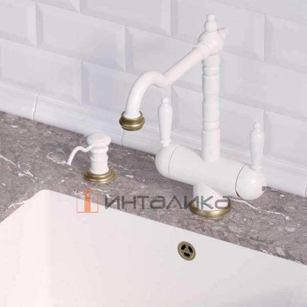 Дозатор для моющего средства Omoikiri OM-01, leningrad grey – 3