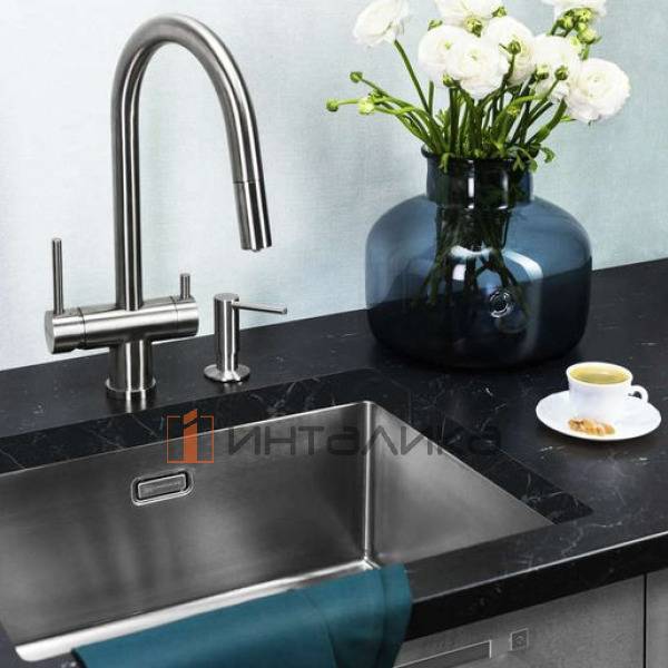 Дозатор для моющего средства Omoikiri OM-02, indigo blue матовый – 4