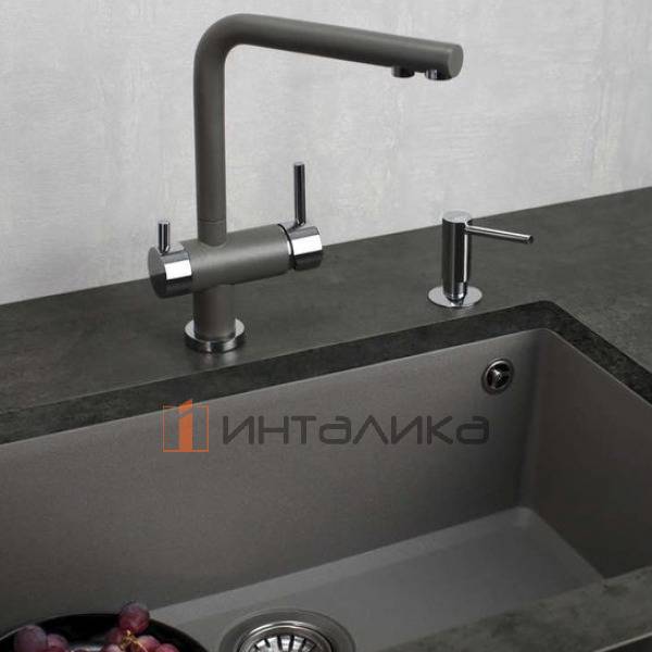 Дозатор для моющего средства Omoikiri OM-02, графит – 5