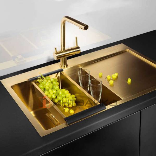 Коландер Omoikiri CO-02, 425х190х111 мм, вороненая сталь – 5