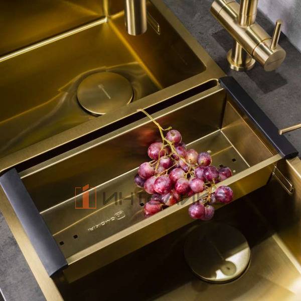 Коландер Omoikiri CO-02, 425х190х111 мм, вороненая сталь – 4