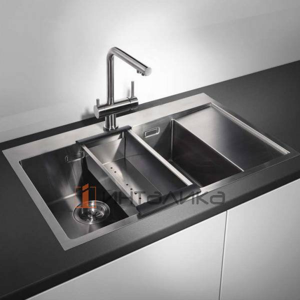 Коландер Omoikiri CO-02, 425х190х111 мм, вороненая сталь – 6