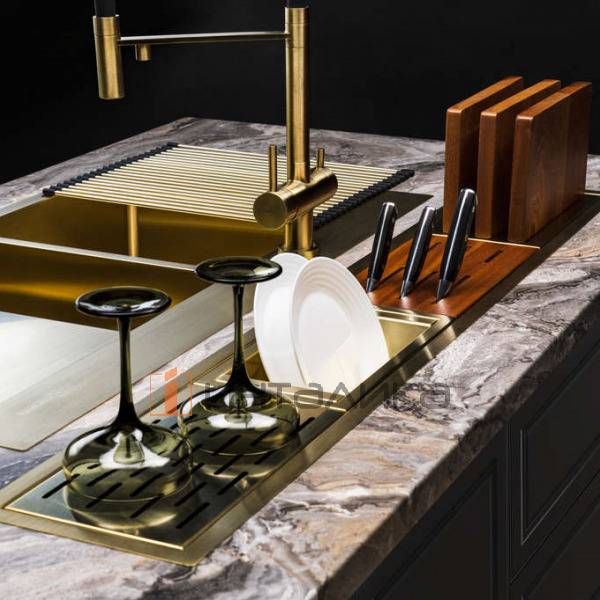 Встраиваемая сушка для посуды Omoikiri DRY-02, светлое золото – 6