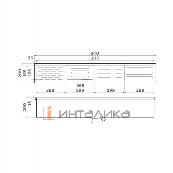 Встраиваемая сушка для посуды Omoikiri DRY-02, светлое золото – 2