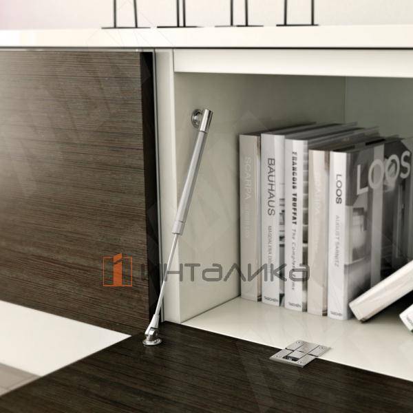 Набор из 3 авт. газовых лифтов IF K12 с рег-кой, открыванивание вниз, 50N, L244, H300-500 – 3