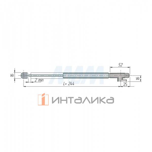 Набор из 2 автоматических газовых лифтов IF CRABY, открыванивание вниз, L244, H301-400 – 2