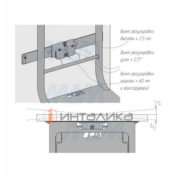 KOMBI 2.0 M30W Система сортировки и хранения, 2 емкости (10л+10л), креп. фасада, полн.выдв., плавн.з – 9